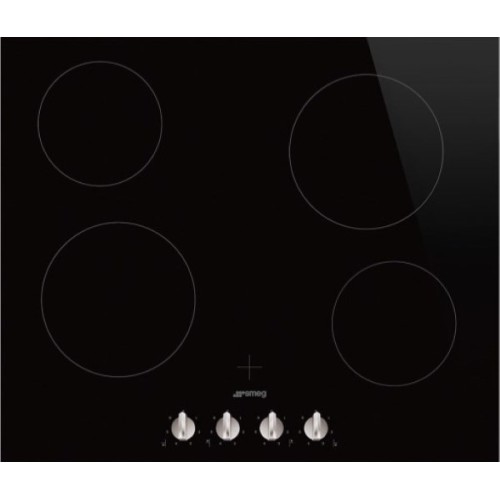 Smeg - Cucina 60cm 4 Zone Straight Edge Glass Ceramic Hob