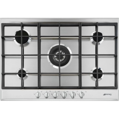 Smeg - Cucina 72.5cm 5 Burner Gas Hob