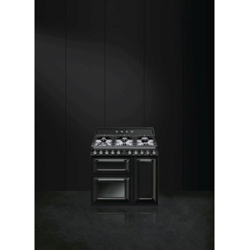 Smeg - Victoria 90cm Three Cavity Dual Fuel Cooker