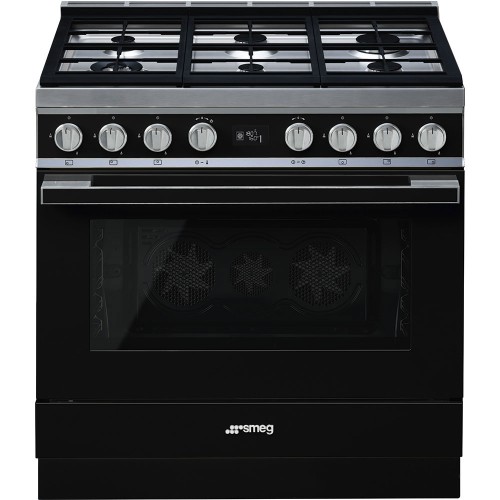 Smeg - Portofino 90cm Single Pyrolytic Cavity DualFuel Range Cooker