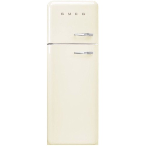 Smeg - 50's Style 60cm Left Hand Hinged Freezer Over Fridge