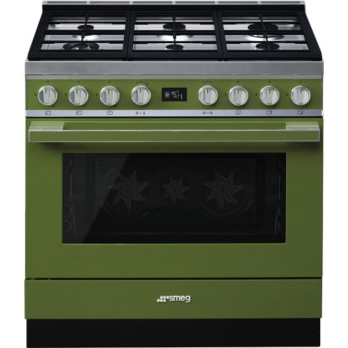 Smeg - Portofino 90cm Single Pyrolytic Cavity DualFuel Range Cooker