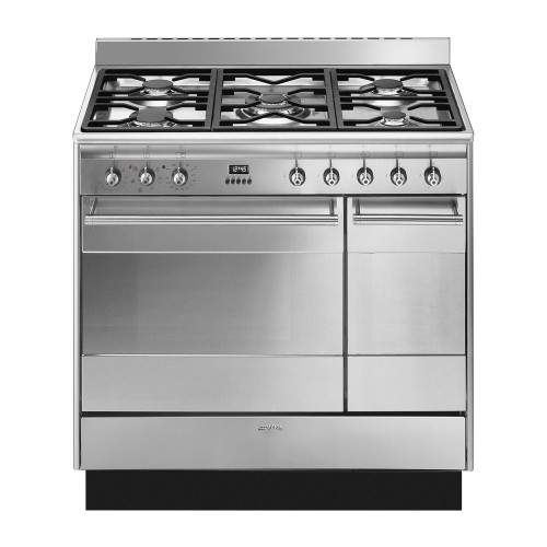 Smeg - Concert 90cm Dual Cavity Dual Fuel Cooker