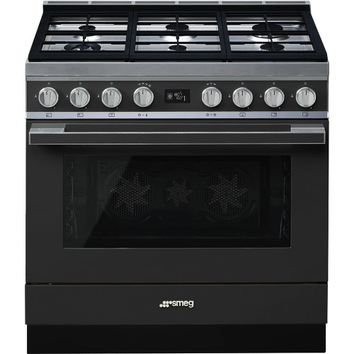 Smeg - Portofino Single Pyrolytic Cavity Dual Fuel Range Cooker