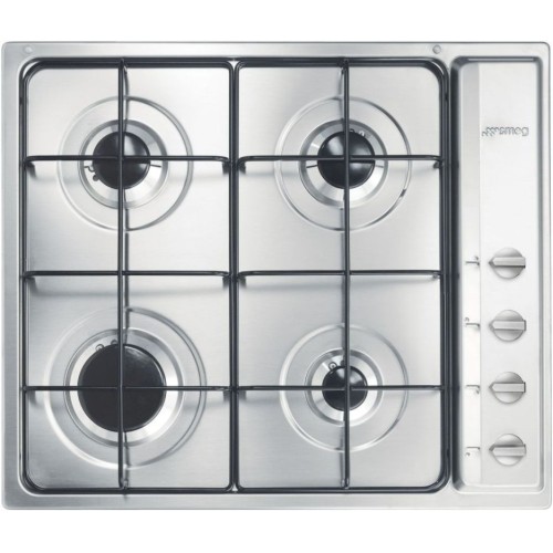 Smeg - Cucina 59cm 4 Burner Gas Hob With New Style Controls