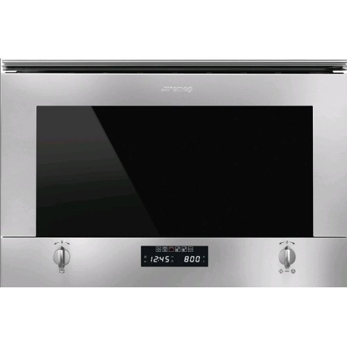 Smeg - Cucina Microwave Oven With Grill & Side Opening Door