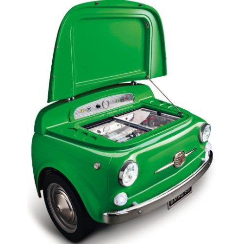 Smeg - 50's Style Retro Fiat 500 Refrigerator