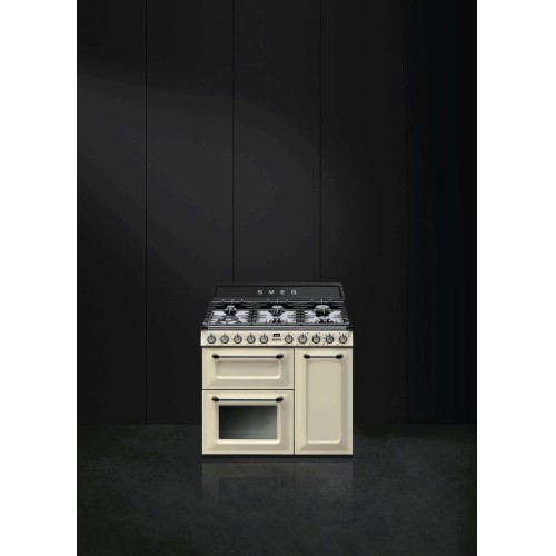 Smeg - Victoria 90cm Three Cavity Dual Fuel Cooker