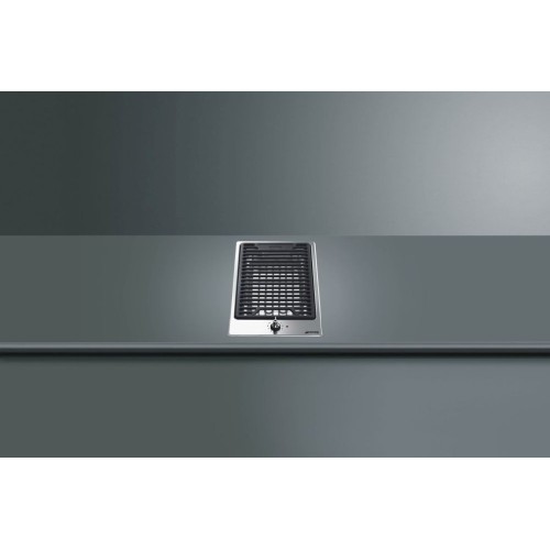 Smeg - Domino 31cm Ultra Low Profile Lava Stone Grill