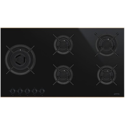 Smeg - Dolce Stil Novo 90cm Gas on Glass Ceramic Hob 5 Burners